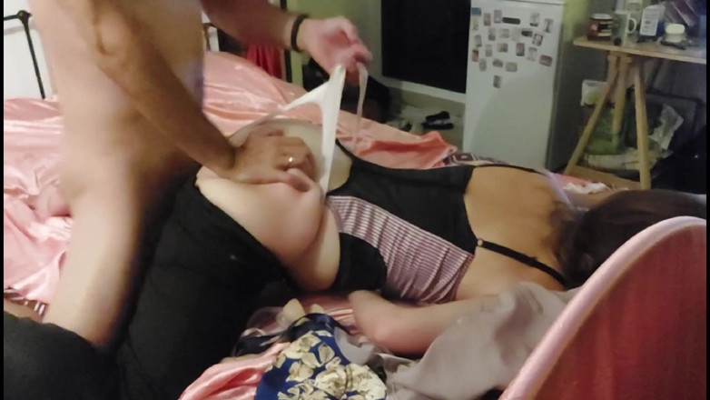 Sexy O2: 1078 - weiße schlampe, tanga und korsett, spandex-hose, absätze, blowjob, pOV,...