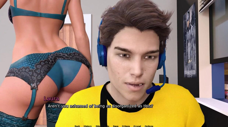 XXX Games Bunk: Laura şehvetli sır - oyun - rol yapma - laura bilmeden kendini teşhir ediyor