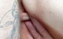 Sweet July: Hairy pussy full of cum after sex close-up