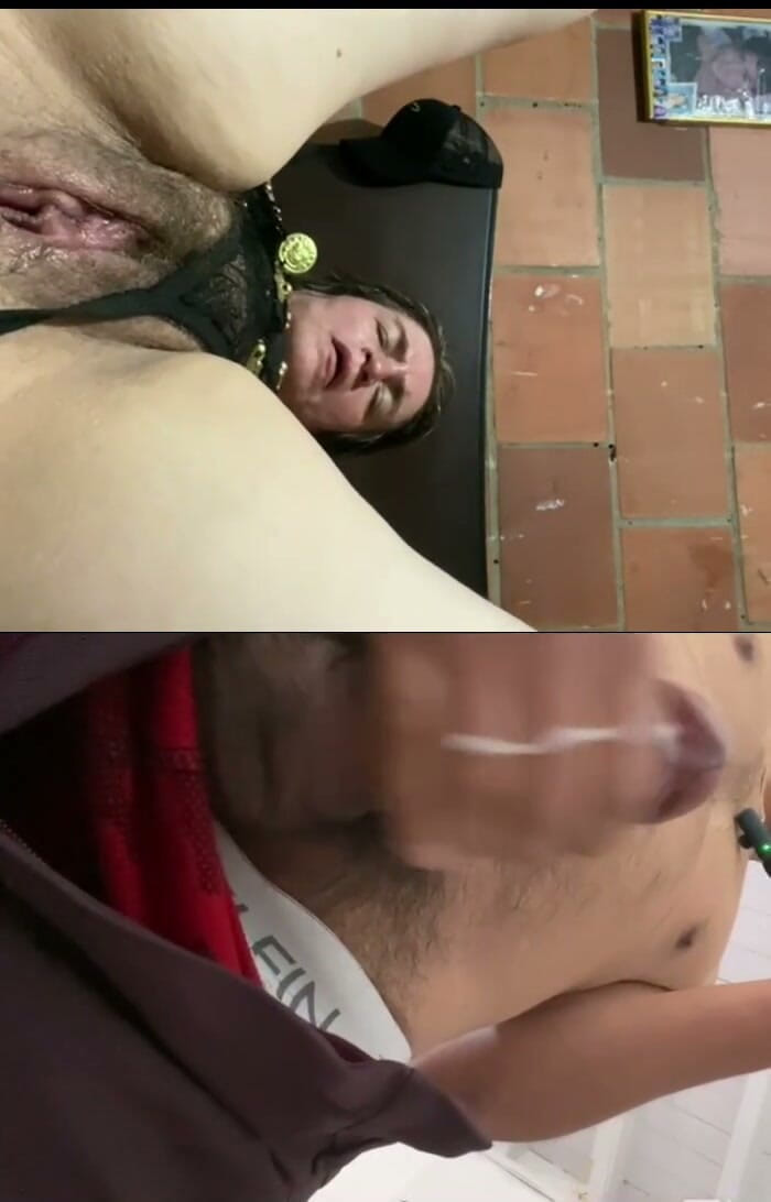 mamaehijocalientes: Hot Latina MILF in Her Forties Masturbates with Her Stepson