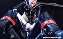 Femdom Classics: Caged Rubber Toy Part 4