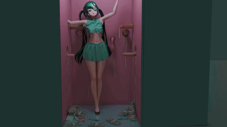 Smixix: Mona Genshin, impacto en el gloryhole gangbang hentai, baile y...