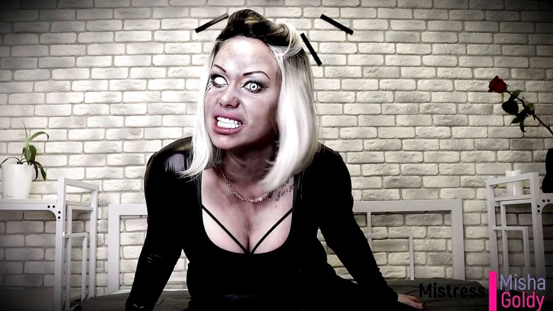 Goddess Misha Goldy: Maximum of Torment in Your Own Kinks!