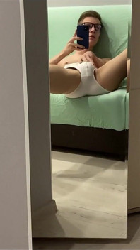 Jerk off in Front of the Mirror