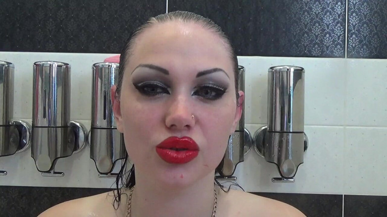 Goddess Misha Goldy: Freche haare benetzen, waschen und bürsten mit sexy make-up-WICHsanleitung