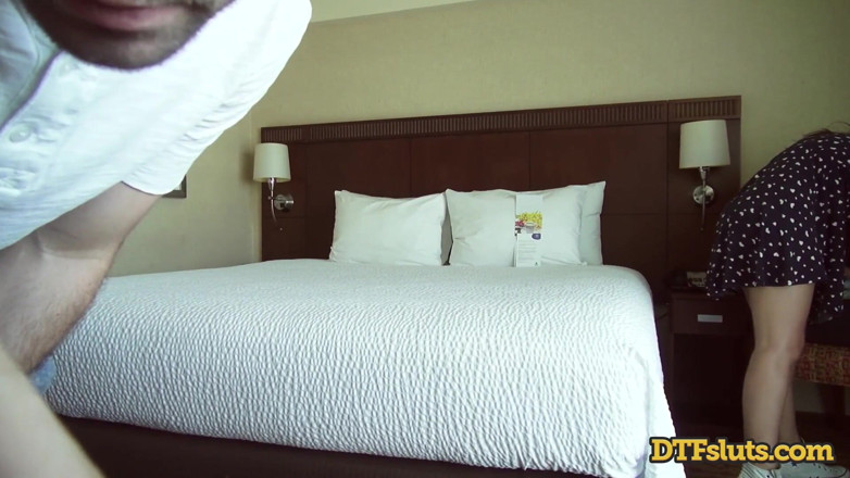 DTFSluts: Pornstar Dani Daniels fucked rough in cheap hotel like a...