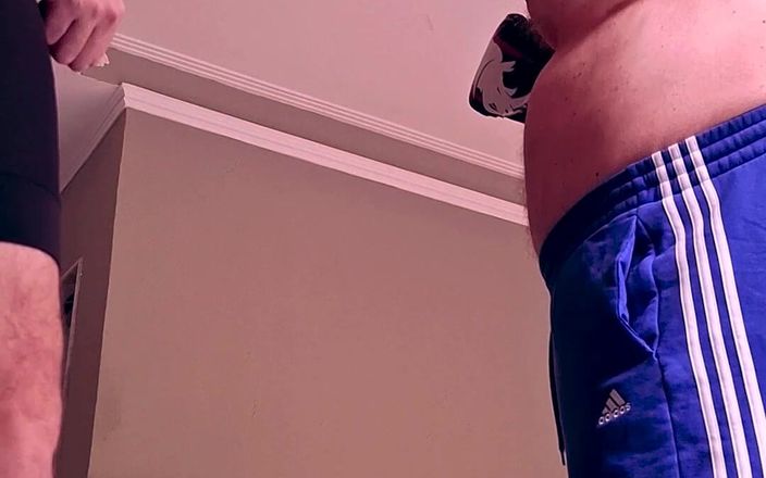 Combat and fetish: Papi-chef boxer gutpunching mich