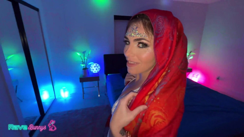 Rave Bunnys: Tiny Rhea's Techno Pad Fuck Party!