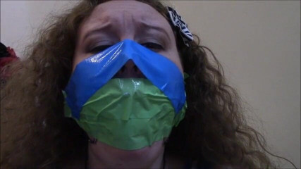 Selfgags classic: Mailed by my gag-loving stepsister!