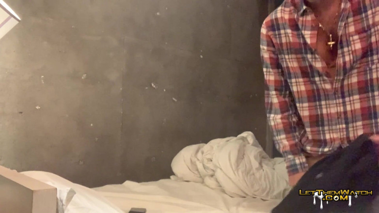 Let them watch: Teen Cream Twink Fucked Bareback by Older Alpha Latin Tatted...