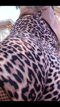 I Was a Cheetah Girl Today. I Had a Good Route in the Burbs and Was Cool with My Cheeta Print