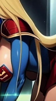 Supergirl en gangbang y penetrada con kriptonita