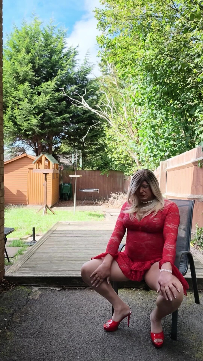 Kelly CD 2022: La sexy travestita kellycd2022 in il mio abito di pizzo...