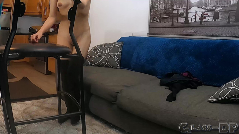 GLASSDP: Skinny 18-year-old Gets Ass Fucked on Camera