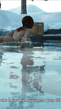 Conan Fucks Saoirse in Hot Springs - Squeezes Her Massive Tits & Pounds Her Fat Ass in Steamy Water