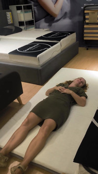 De matras proberen