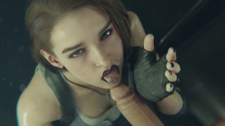 Velvixian 3D: Джилл гарячий неохайний мінет