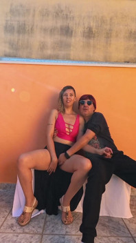 Una reunión entre una zorra y un ciego en la plaza