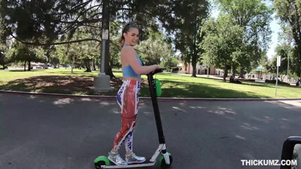 Team Skeet: Thickumz - hot ass chick enjoying a day with big cock...
