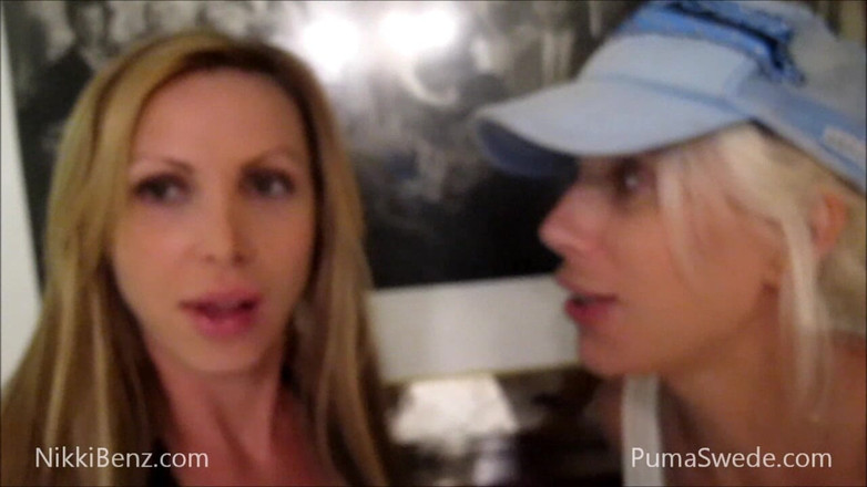 Nikki Benz: Nikki Benz, Puma İsveçli Avrupa'da öpüşüyor
