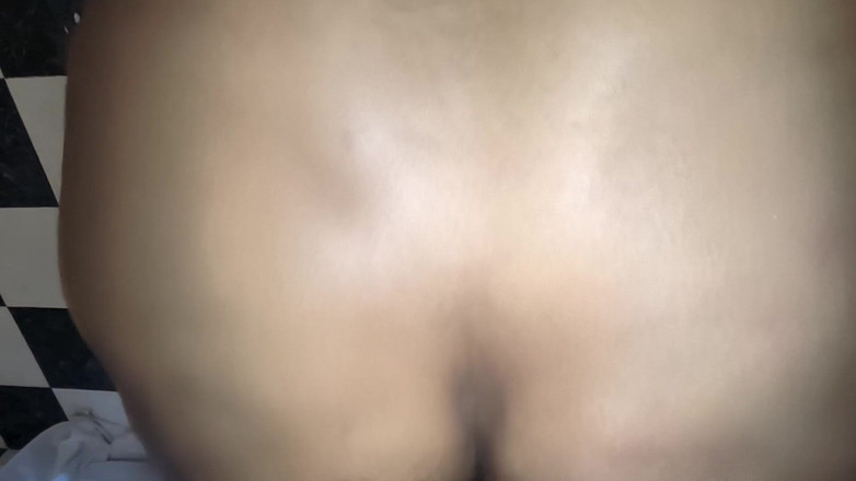 Ebony Arab: Arabská sexy bbw zezadu šukání mého velkého zadku