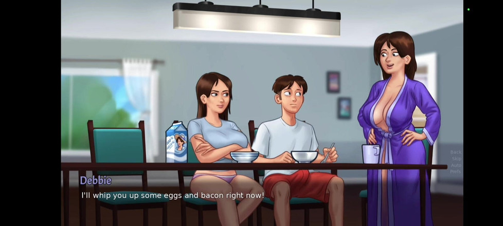 The anime king: Jenny nevlastní sestra v Dinning Room-letní sága