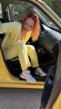 Peed Outside Out of Car!