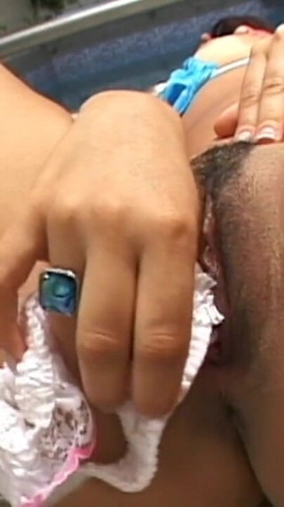 Thumbnail of Latina Masturbates with Her Underwear and Squirts