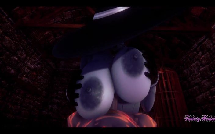 Yaoitube: Resident Evil Hentai 3D - POV Lady Dimitresku Boobjob și Cowgirl Style cu...