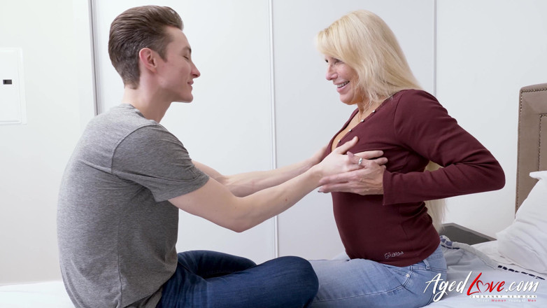 Old Nanny: Fit Blond Step Mom Riding Horny Stud to the Limit