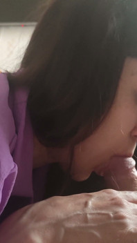 Step Sister Loves to Suck My Little Sweet Cock
