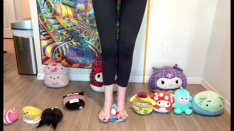 Peppermint Giantess: Plushie Stomp - collezione di giocattoli imbottiti fino a 16 piedi