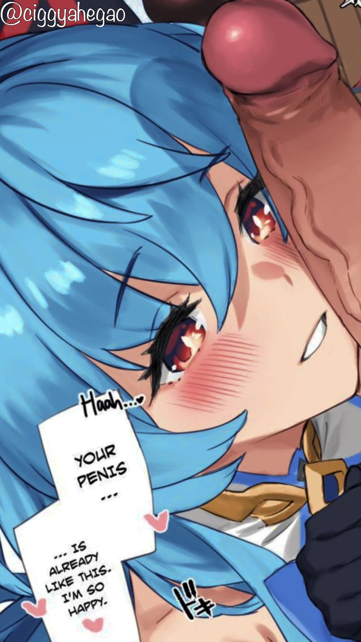 CiggyAhegao: Cocogoat Simulator - Ganyu are parte de futai adânc în burtă și ejaculare...