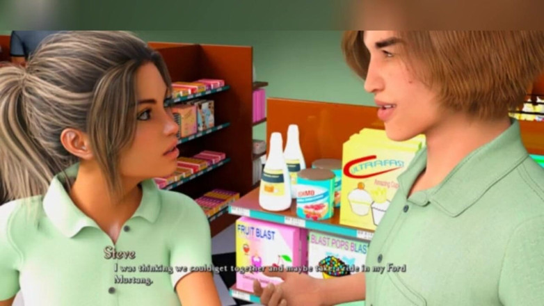 3DXXXTEEN2 Cartoon: The sexy girl. 3D porn cartoon sex