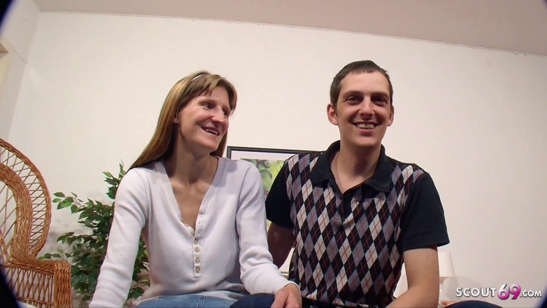 Full porn collection: German threesome with a stranger turns into an exciting sex...