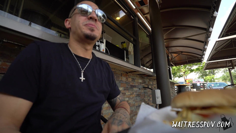 Waitress POV: Waitress POV - Keilani Kita gagging and rough sex moans in...