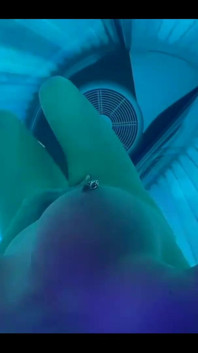 Masturbate and Nipples Play in Sunbathing Area Studio