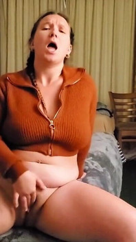 I Fucked My Self for My 64F Lesbian Soccer Coach in Her Sweater & Gave Her the Video