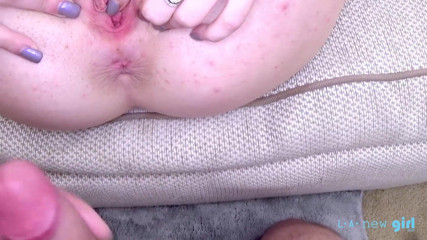 L.A. New Girl: Porno casting Jenny Reid - Ošukaná hardcore POV - Obrovský výstřik
