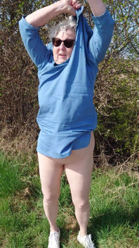 Caught in Tights During Striptease