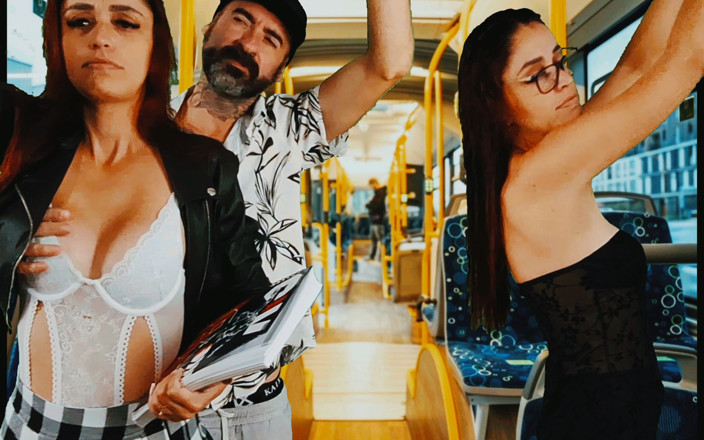 Fanny squirting: Schüler-schlampe Bekommt Oberschenkel Und Sperma Im Bus!