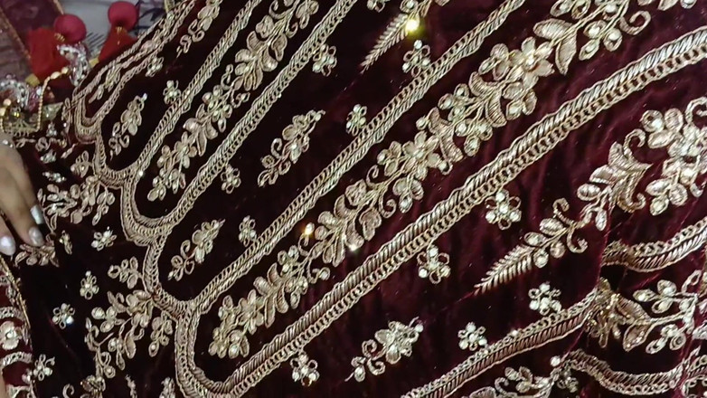 Apple Porn: Coppia di sposi desi prima notte sesso