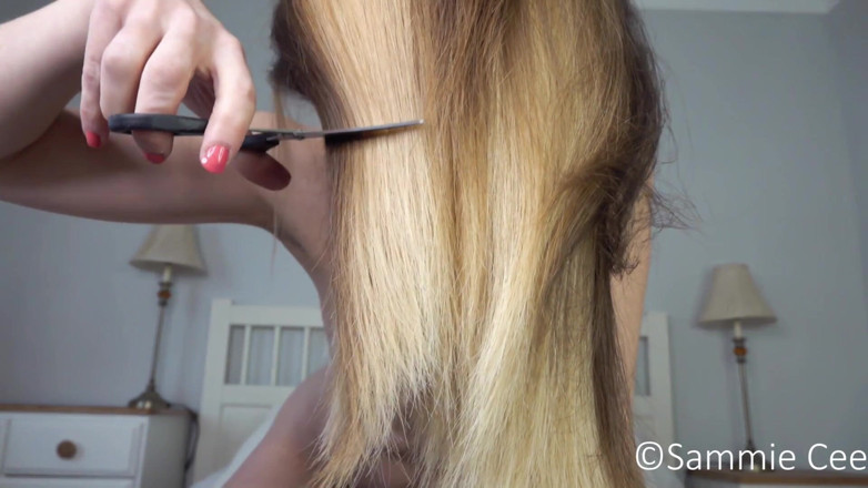 Sammie Cee: Fetiche de cabello, cepillado y corte