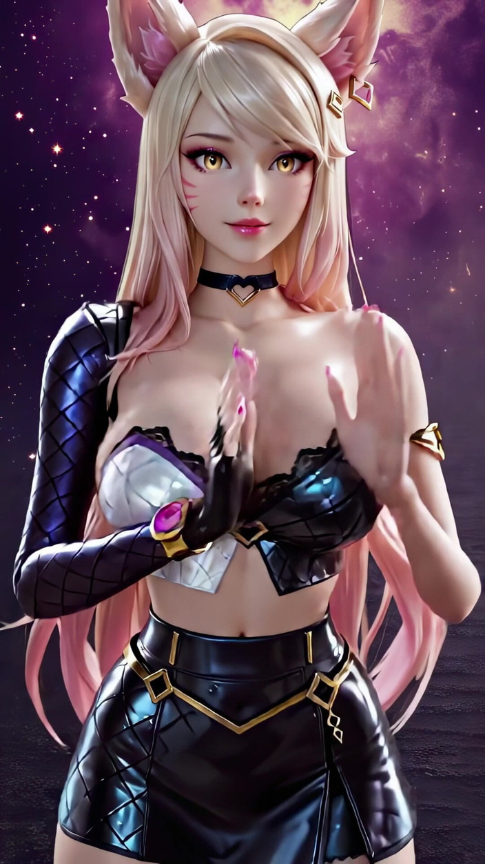 3D-Hentai Games: Ahri's verleidelijke dans (ive - Love Dive)