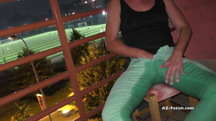 Aqua Pola: Desperation pee on balcony