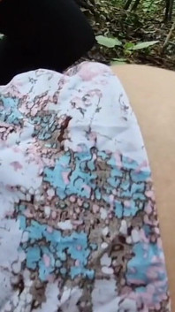 Fucking Sucker in a Skirt and Leggings. Cum. Exclusive Fuck in the Park in Public