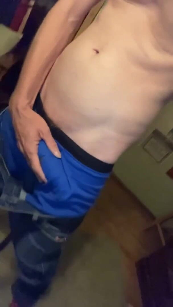Jack_D_Stranger: Ich spiele mit meiner Beule in Neuen boxern
