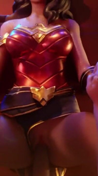POV - Wonder Woman Gets Missionary Fucked and Creampied