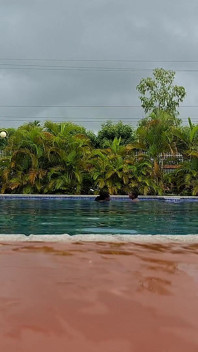 Spermă care plutește în piscină, sex dur în apă, orgasm dublu