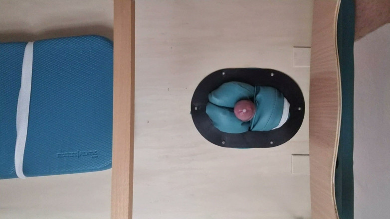 Naxy: Fucking the Massage Table Below View
